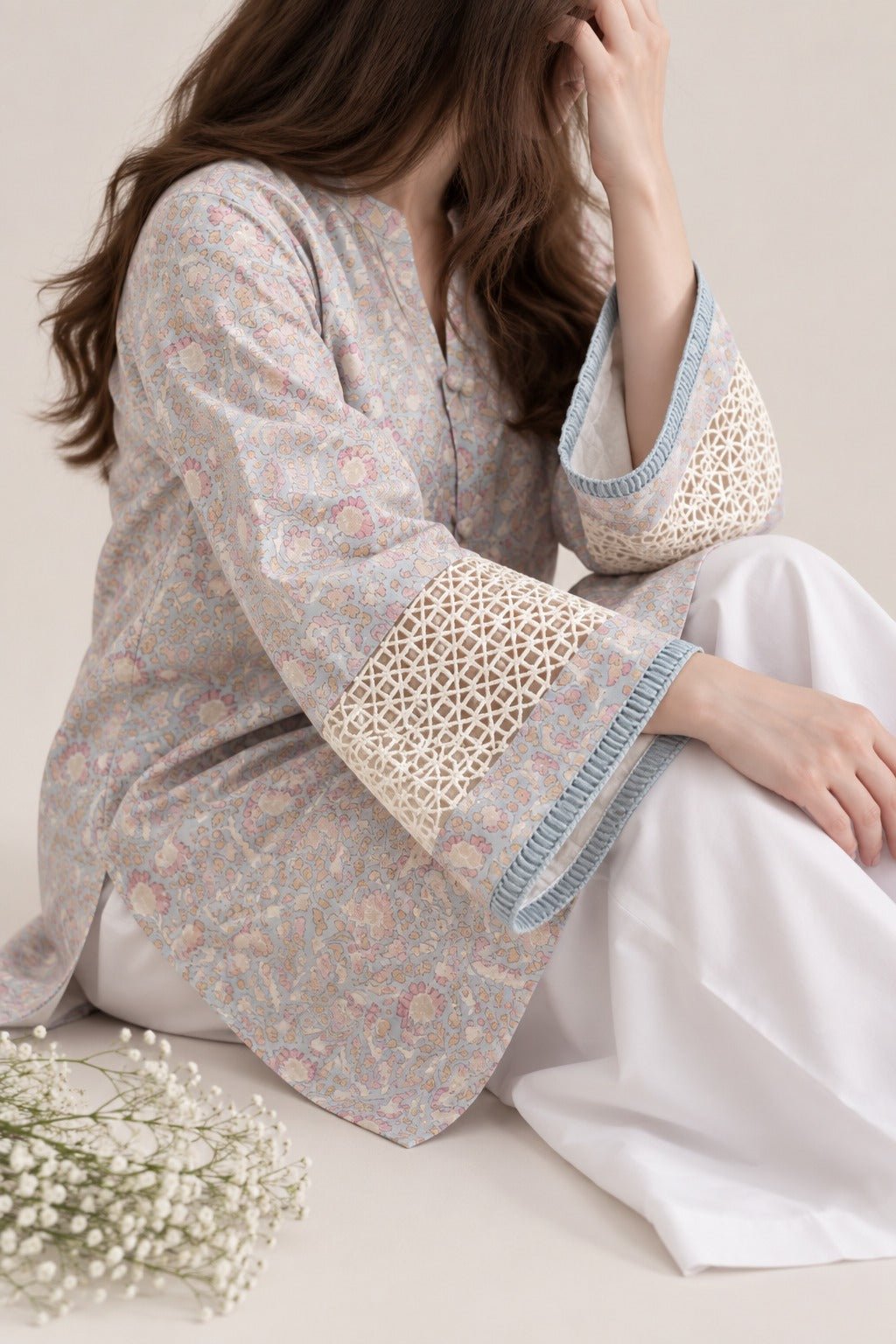 POWDER BLUE - Fabric Tales